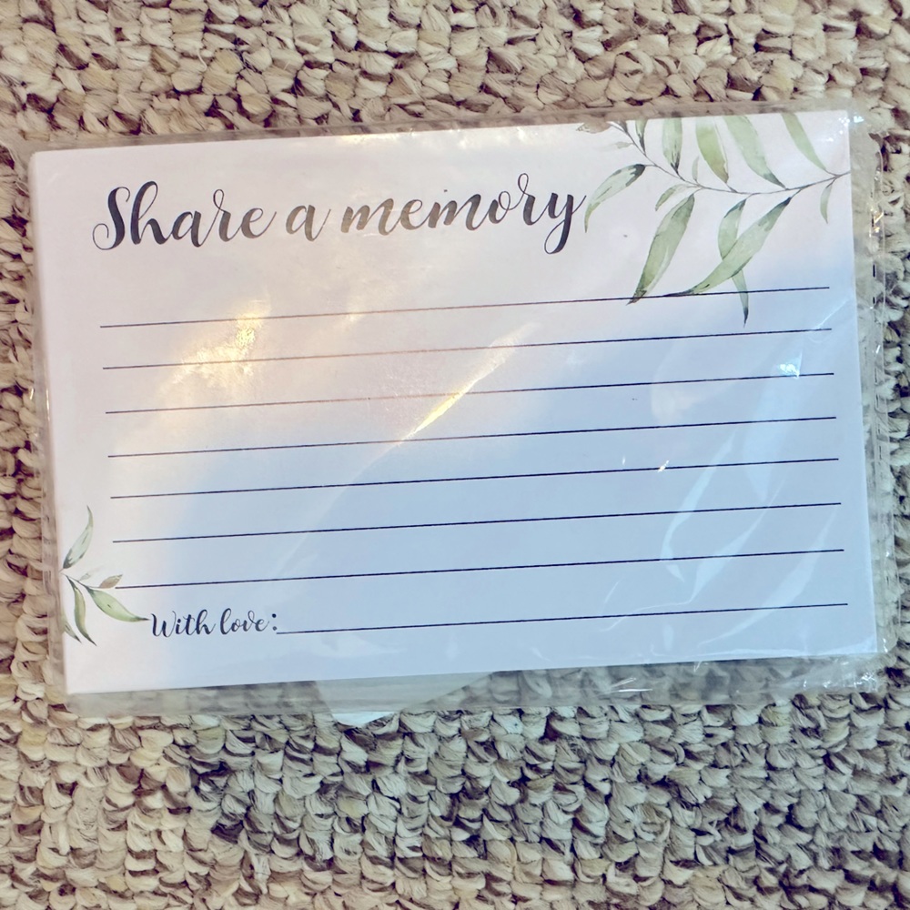 Share a memory cards for events